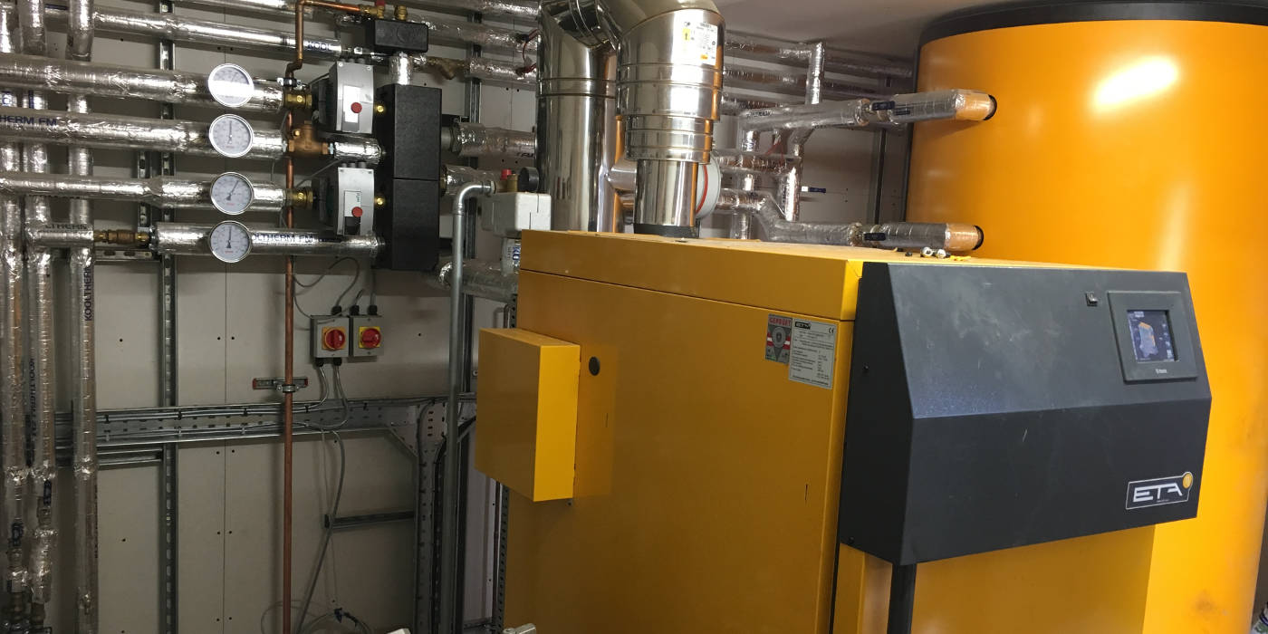 70kw biomass pellet boiler we have a service contract on